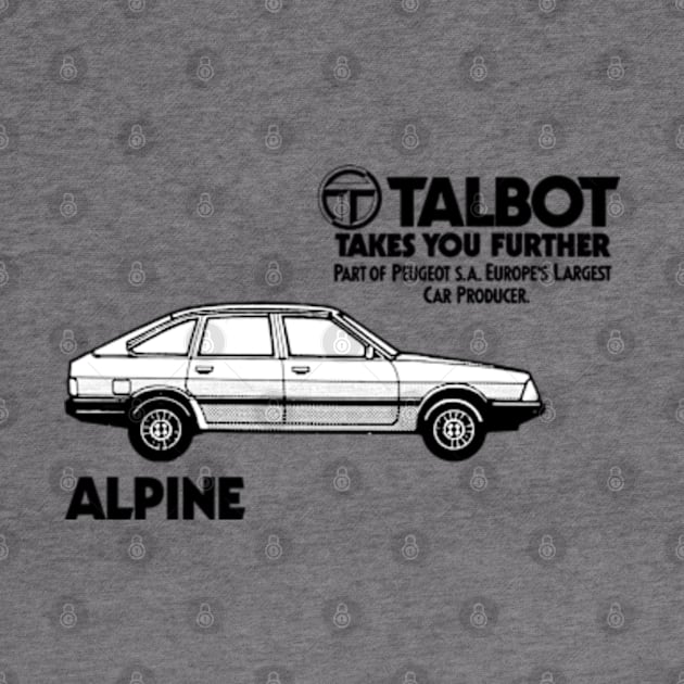 TALBOT ALPINE - advert by Throwback Motors